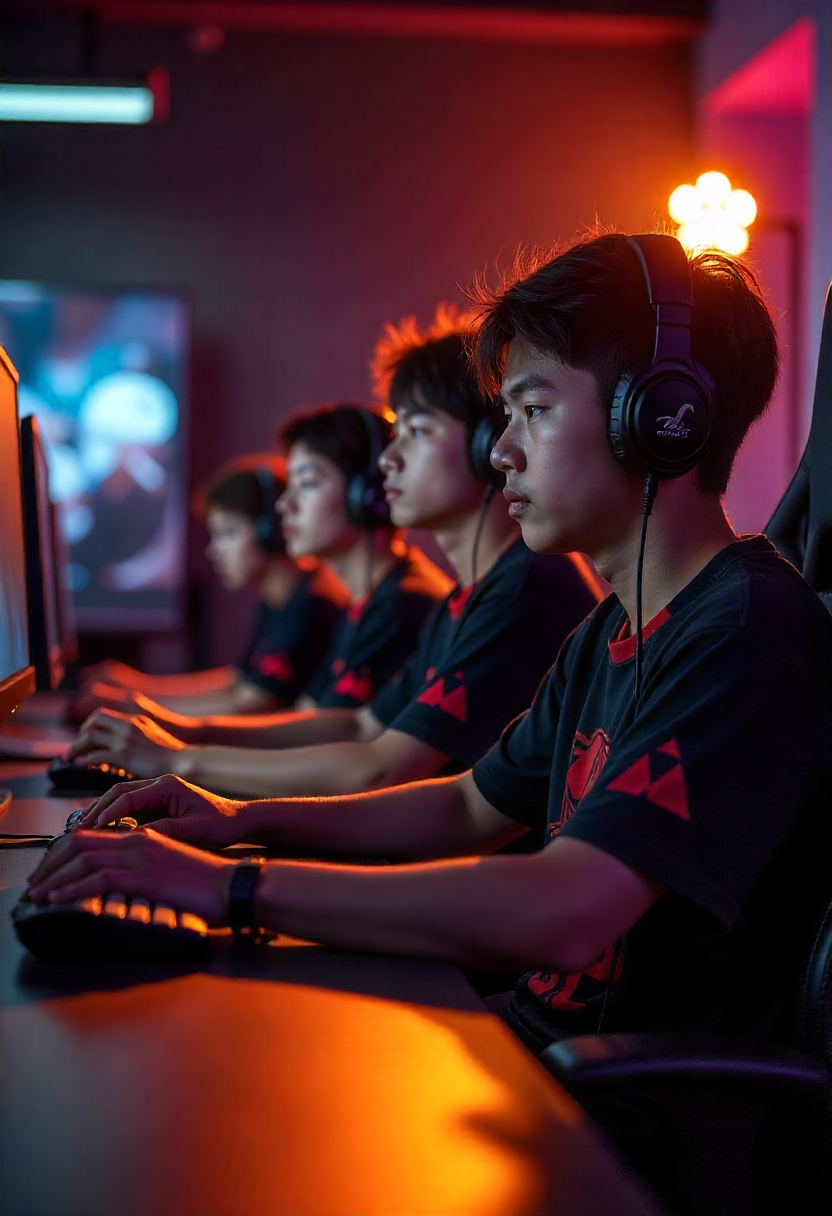 GAMEOR Academy students practicing
